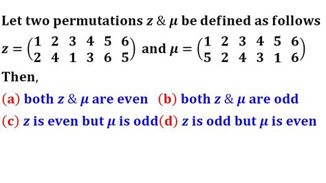 even odd permutation
